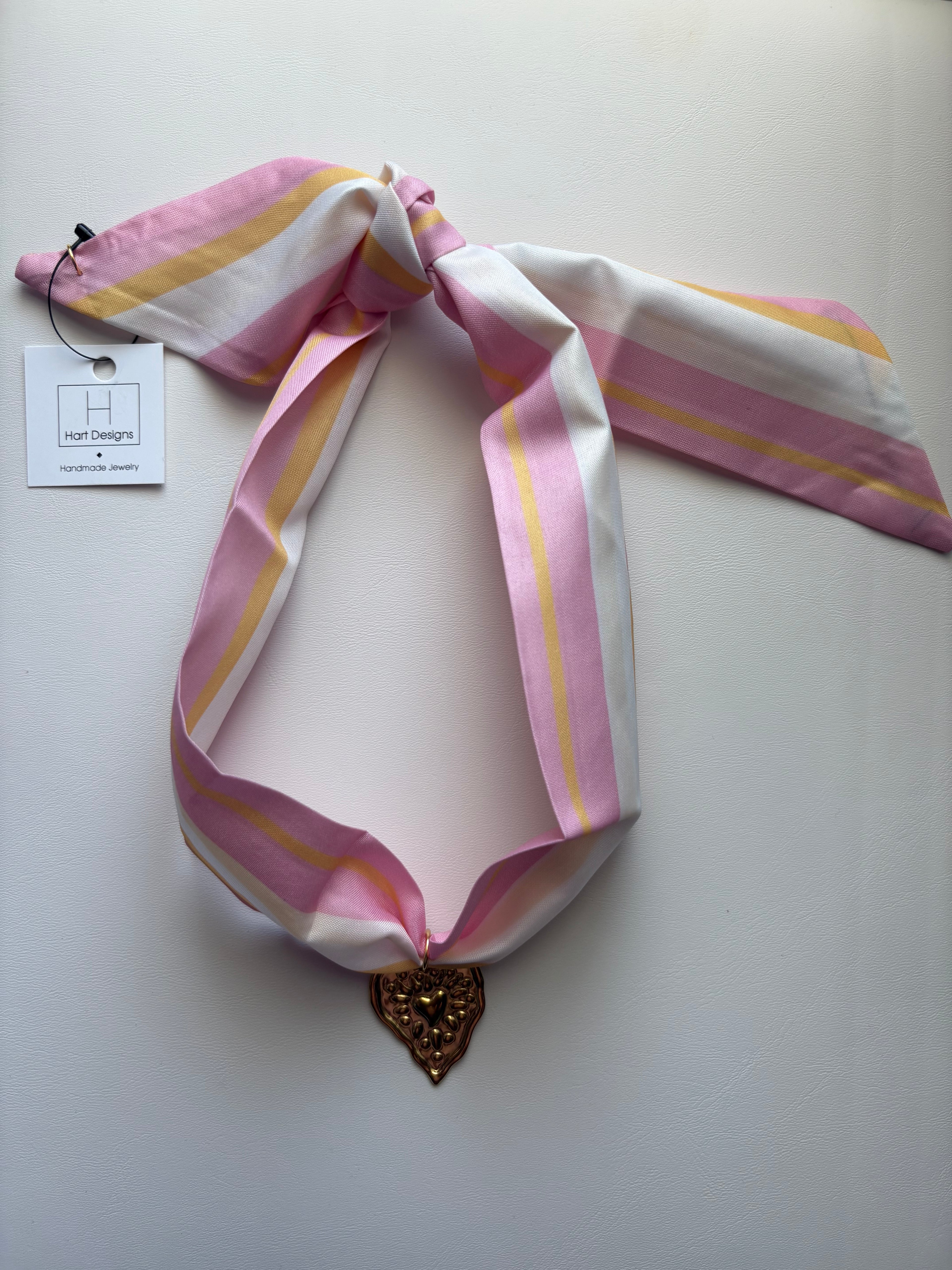 Heart Scarf Necklace