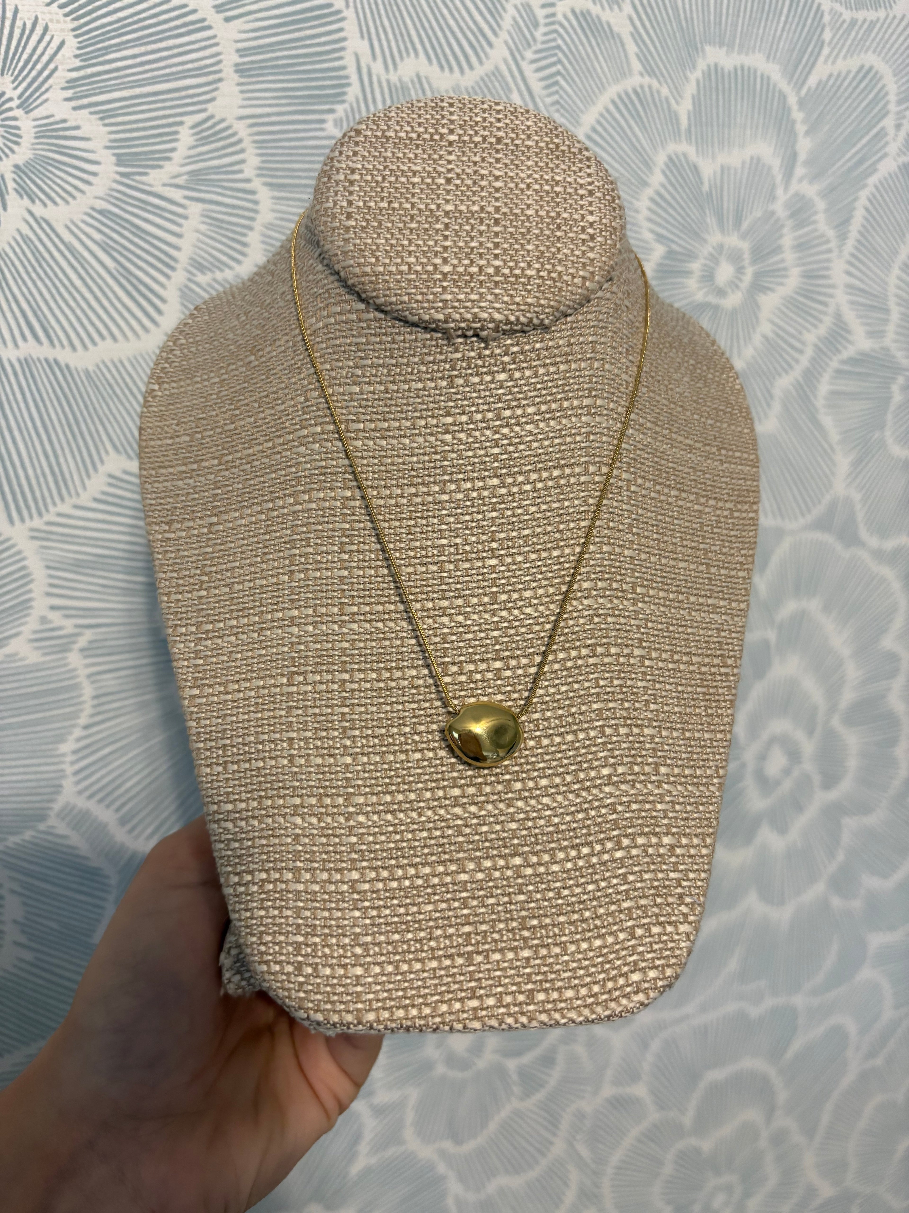 Golden Stud Necklace