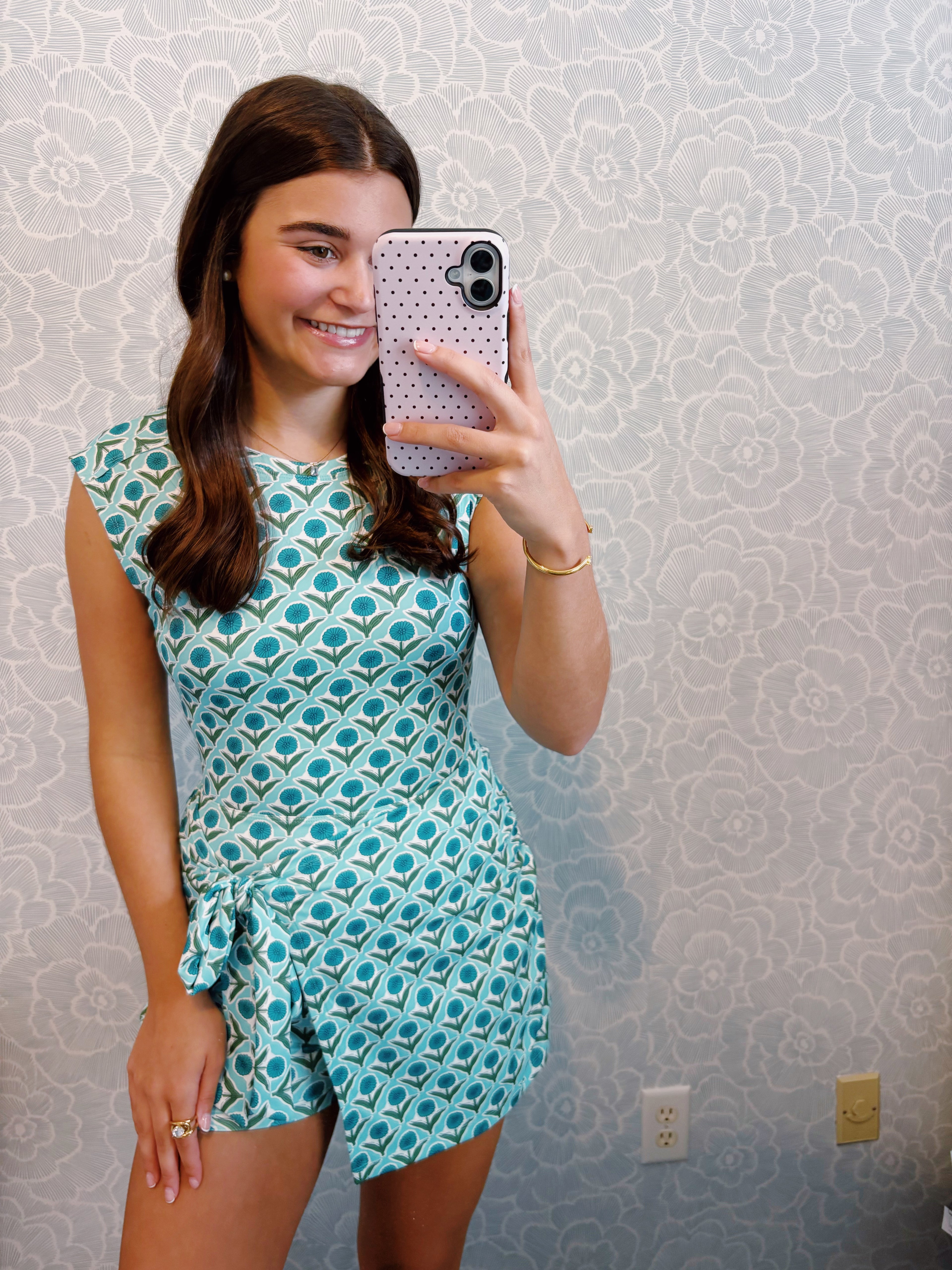 Retro Floral Romper
