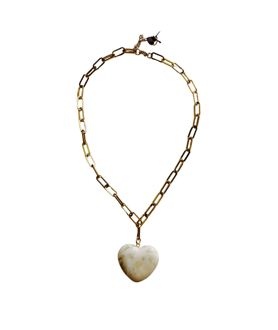 Marble Heart Necklace
