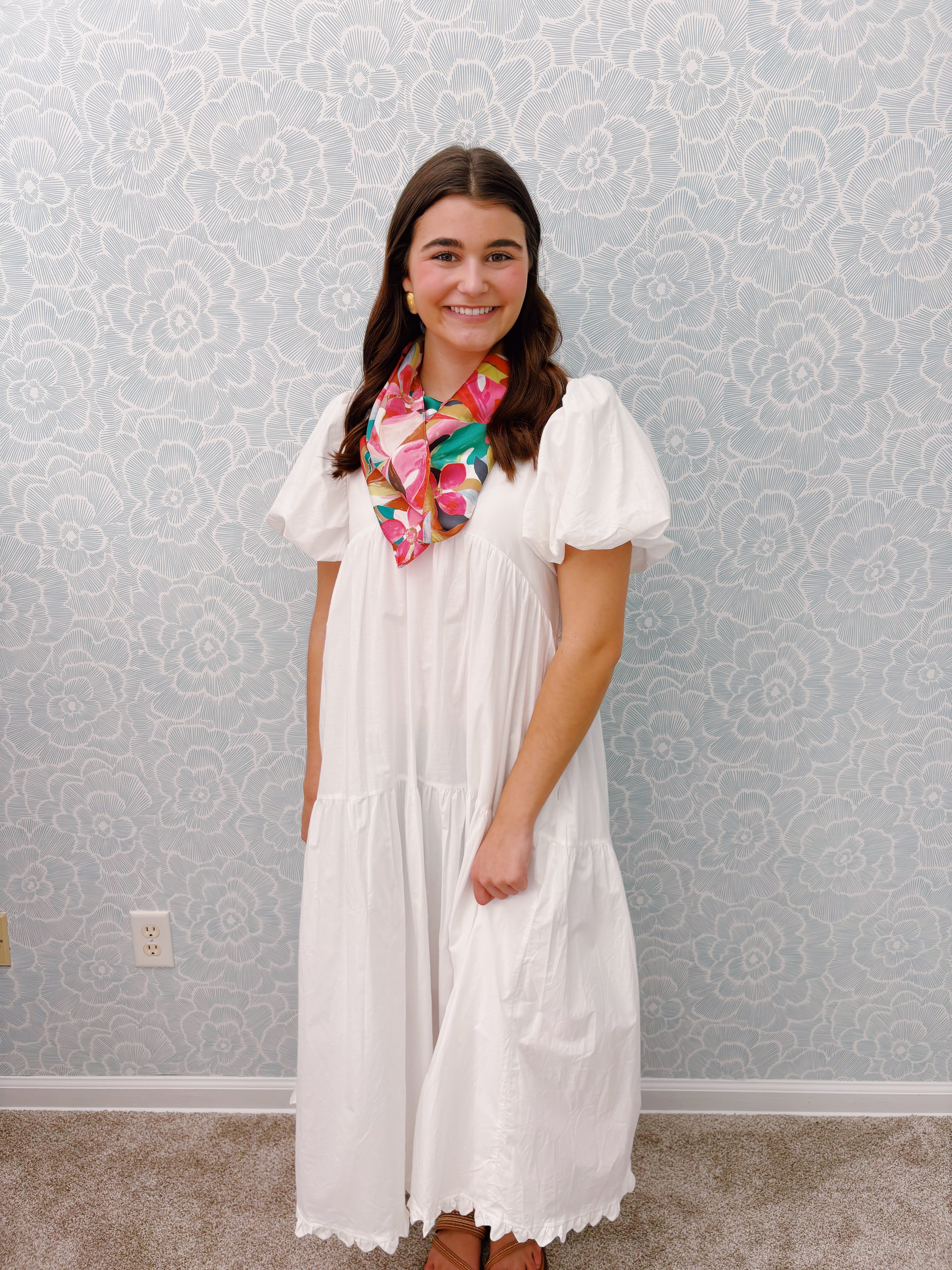 White Linen Dress