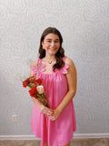 Pink Petal Mini Dress