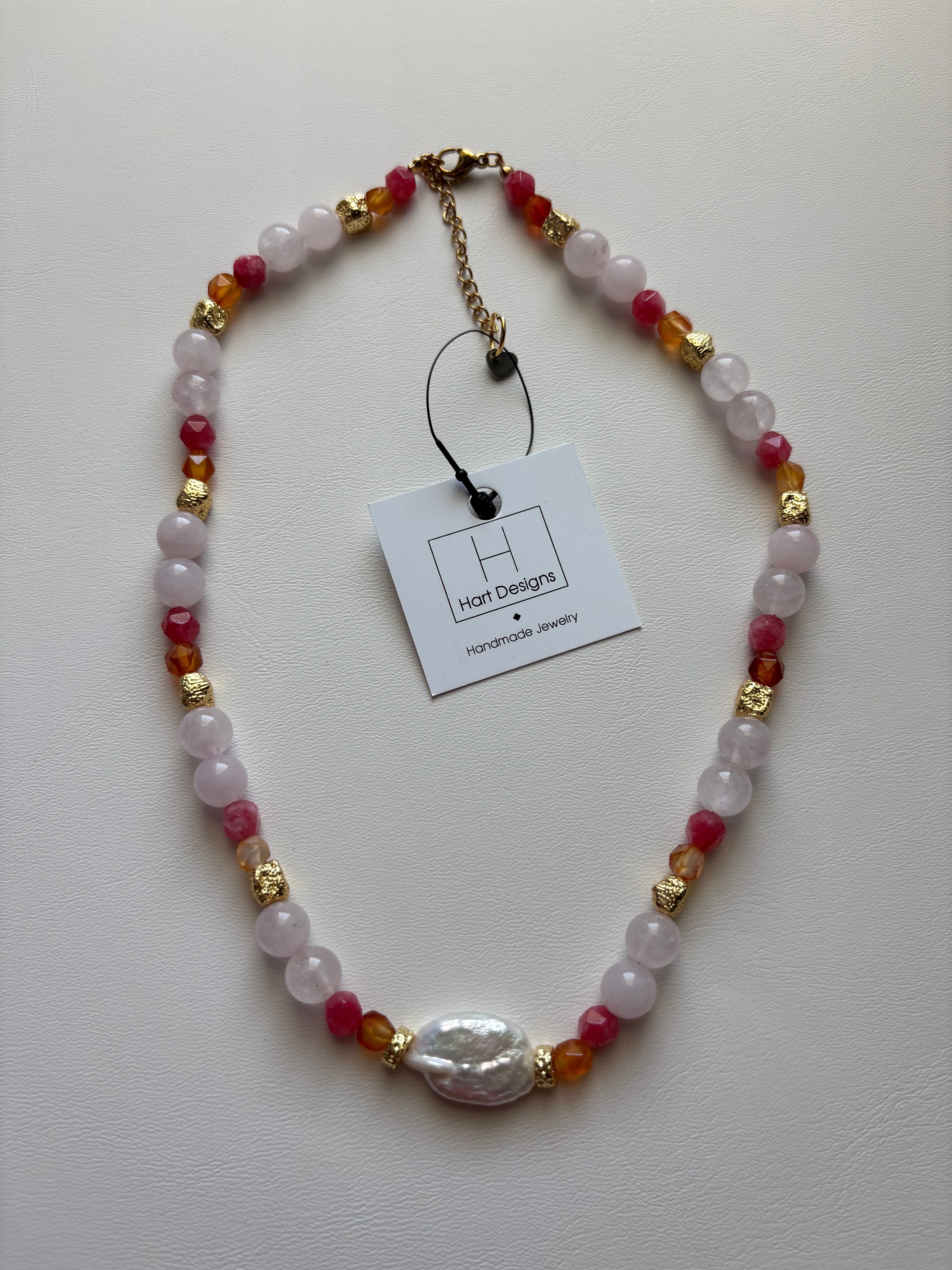 Sunset Pearl Necklace