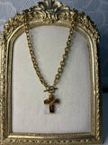 Gold Cross Necklace