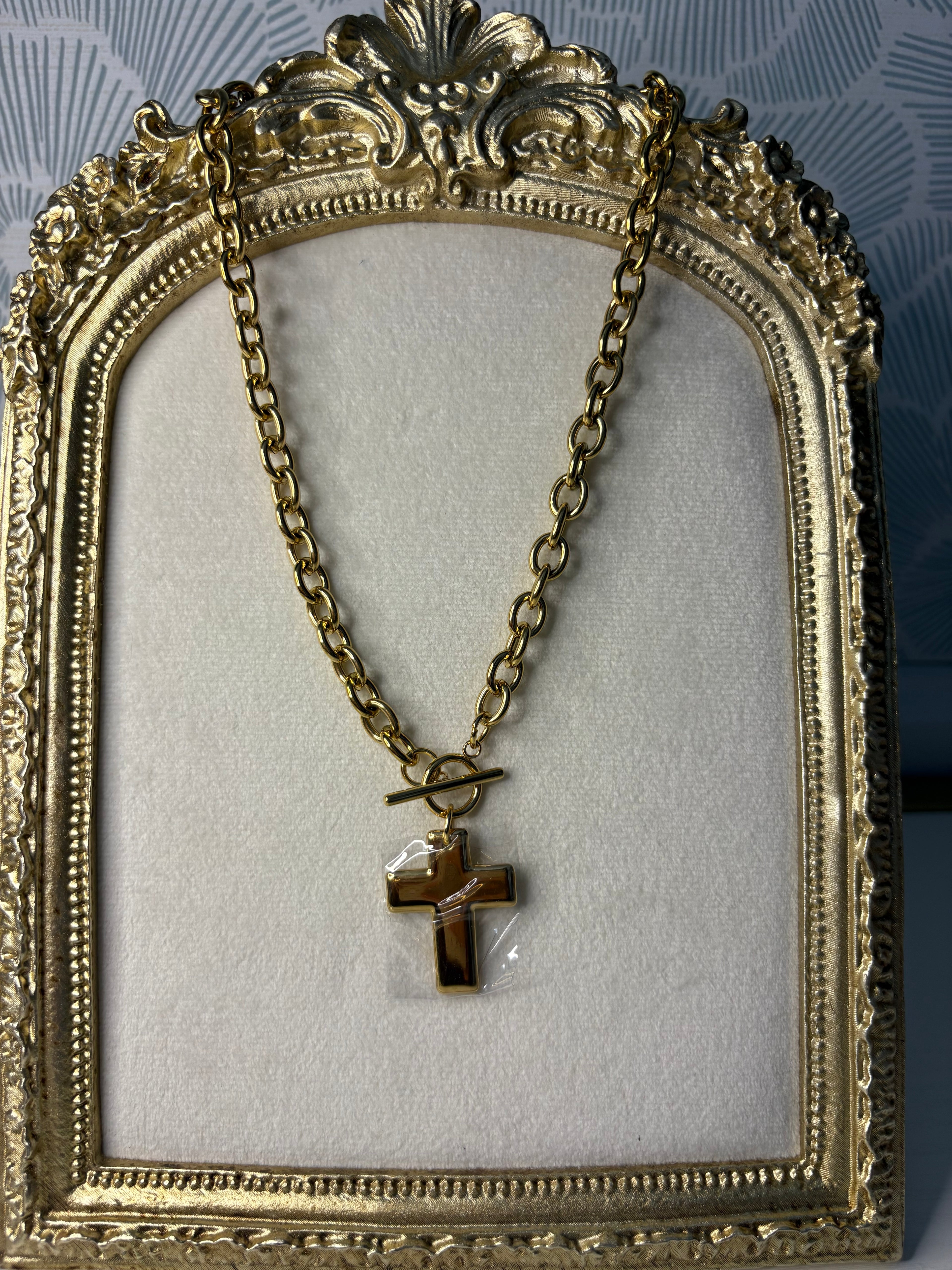 Gold Cross Necklace