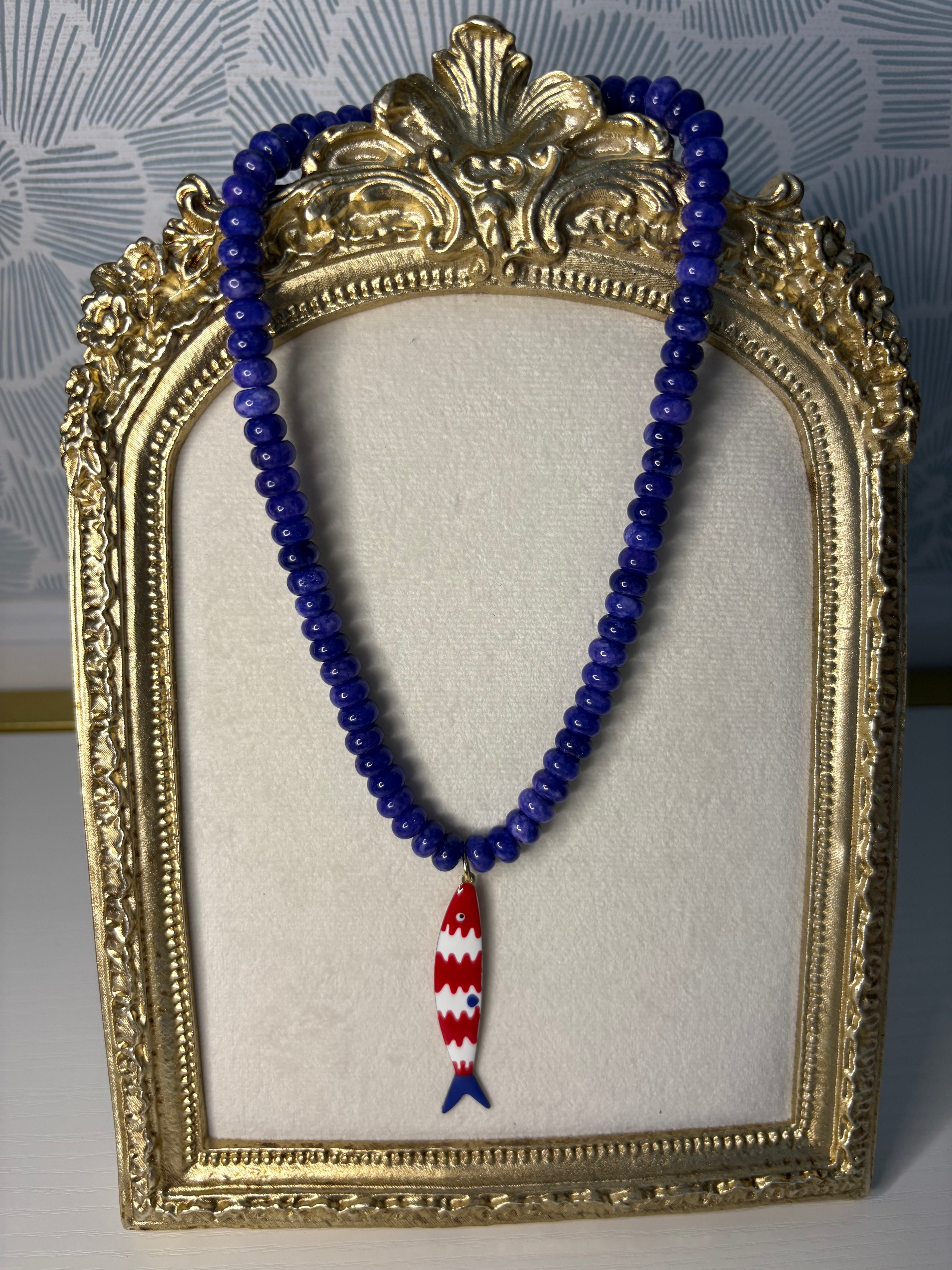 USA Fish Necklace