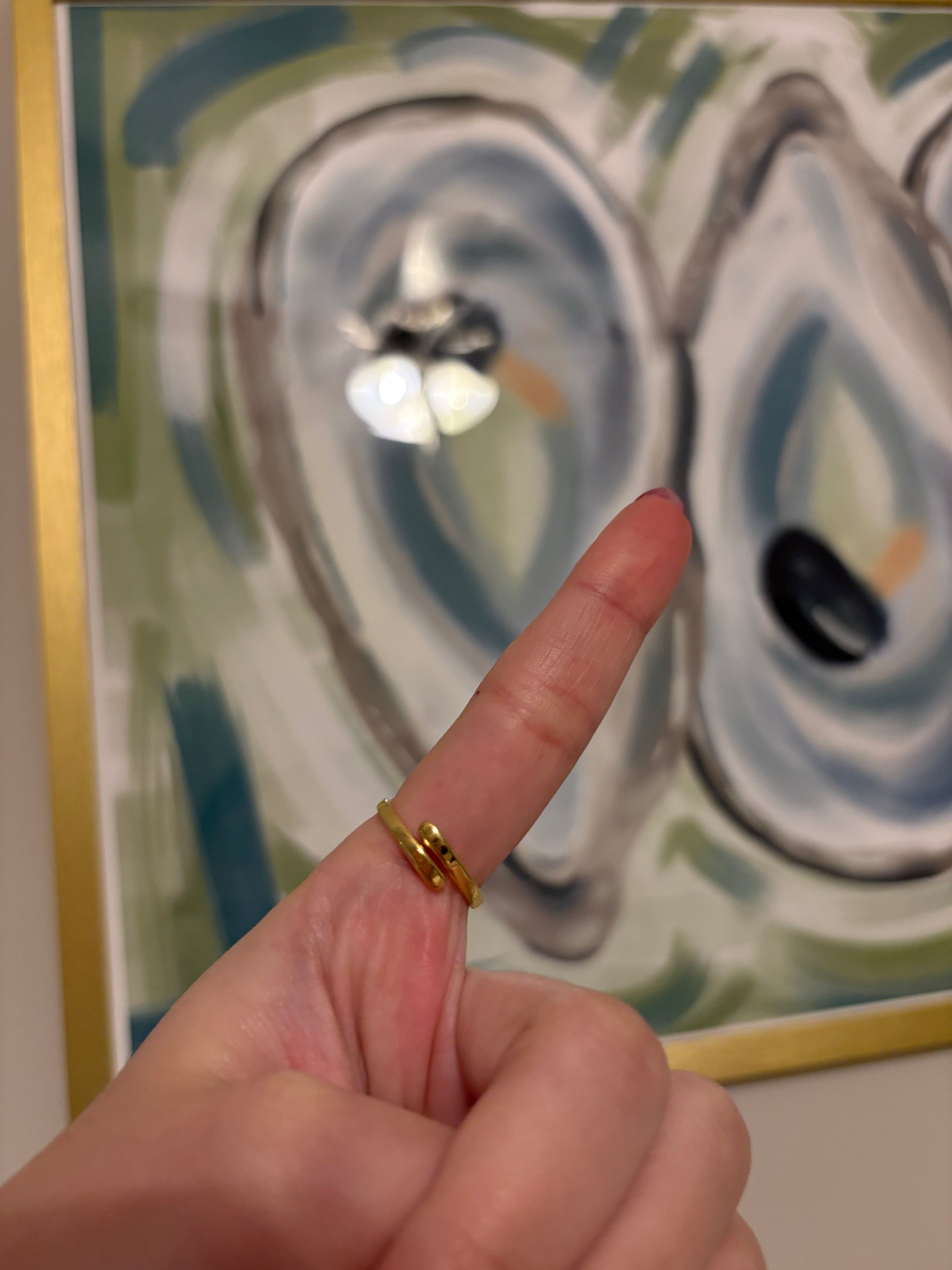 Endless Pearl Adjustable Ring