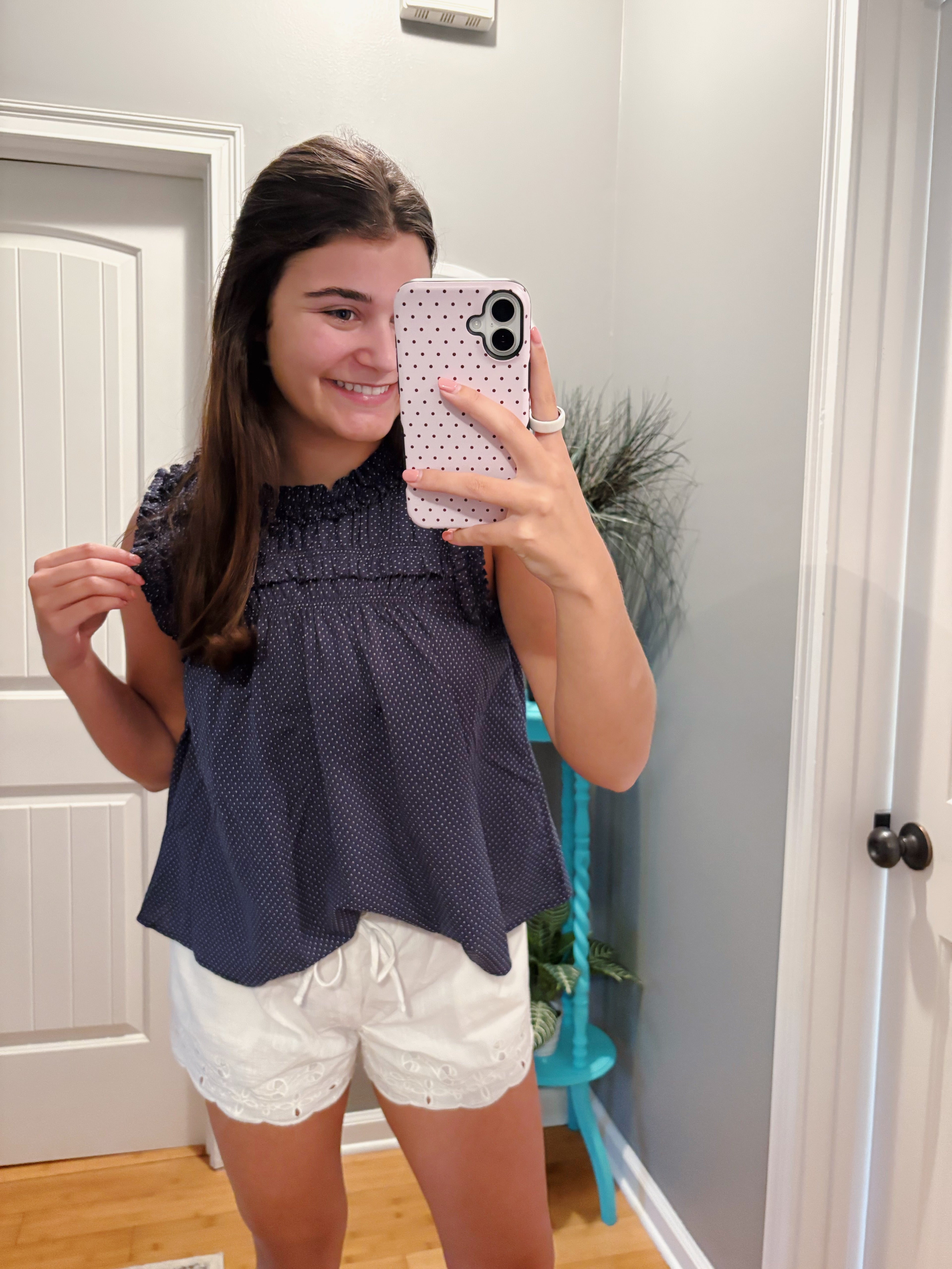 Navy Dot Tank