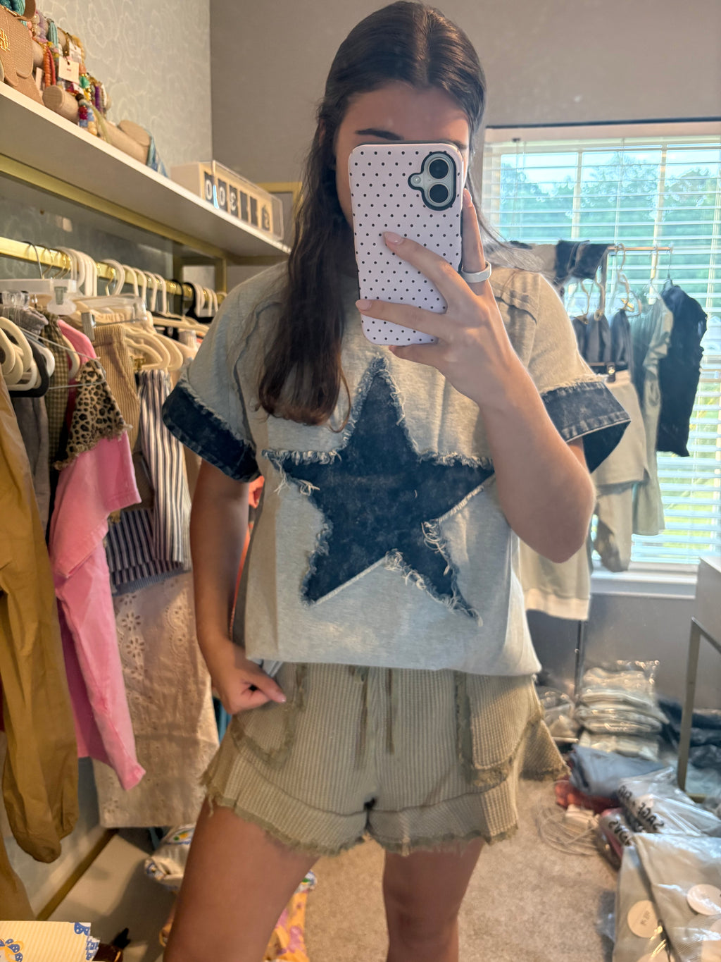 Blue Jean Star Top
