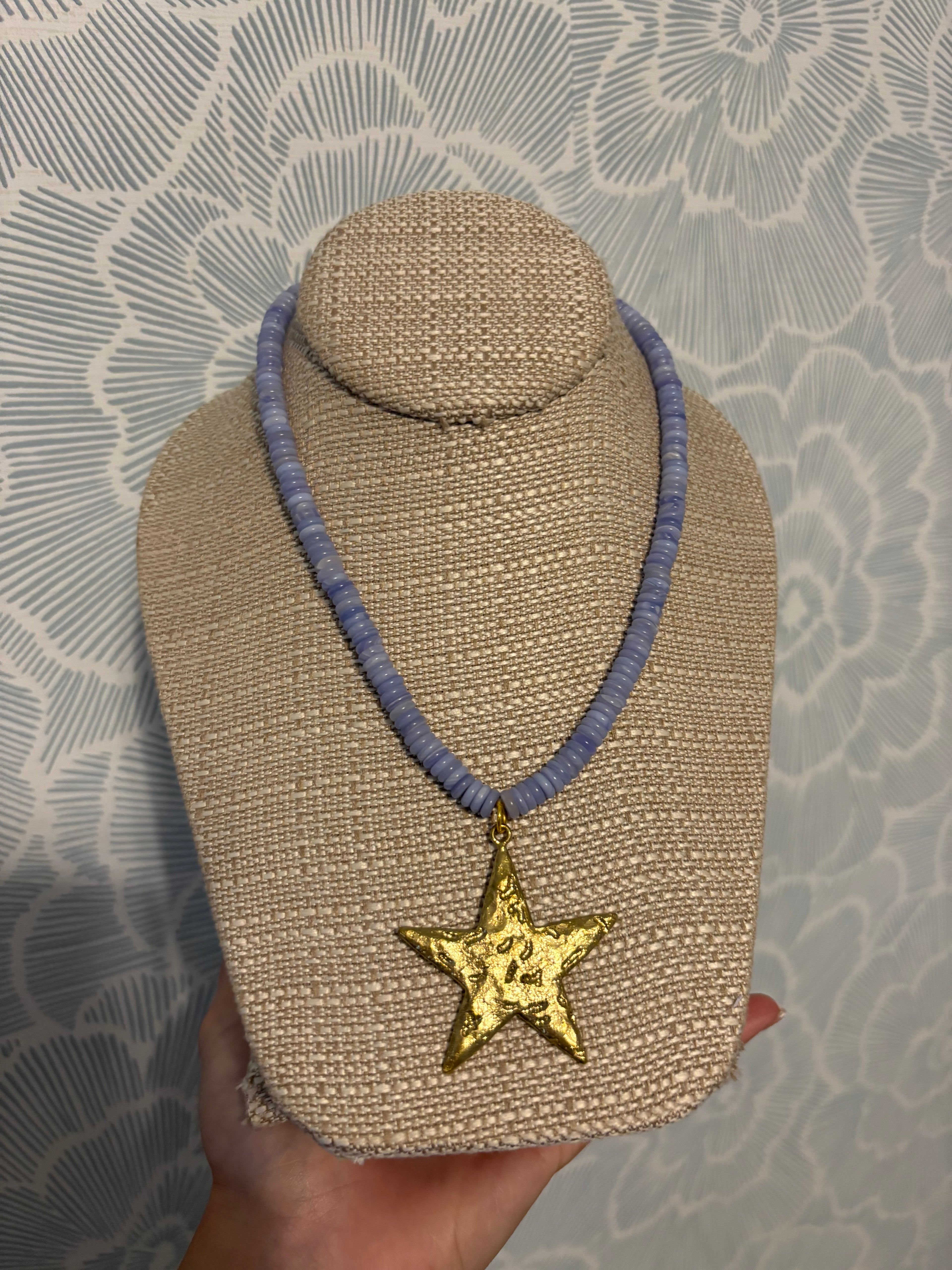 Hammered Star Necklace