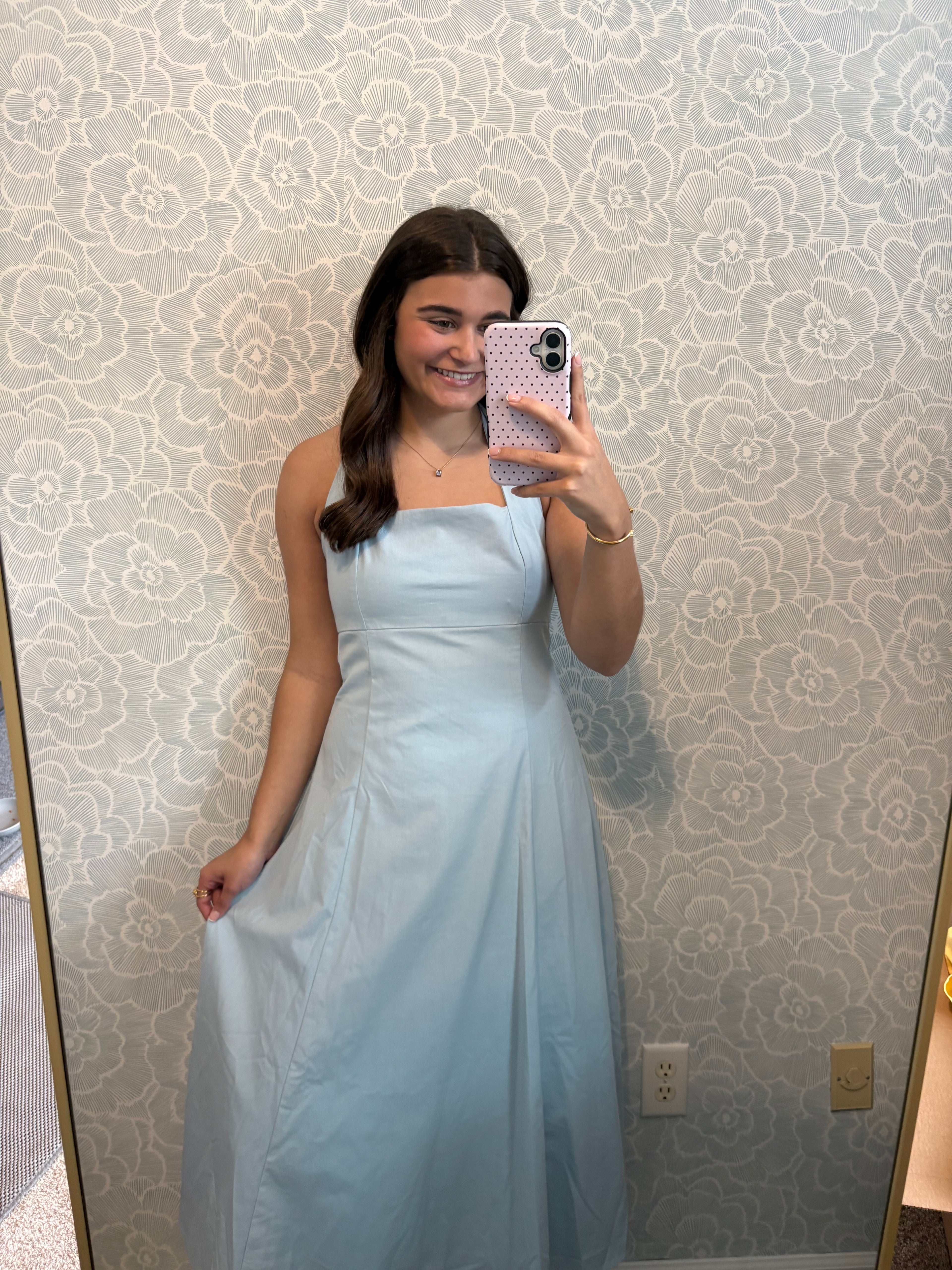 Blue Bliss Halter Dress