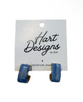 Blue Marble Earrings