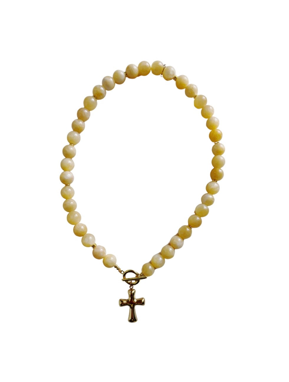 Heathered Cross Necklace