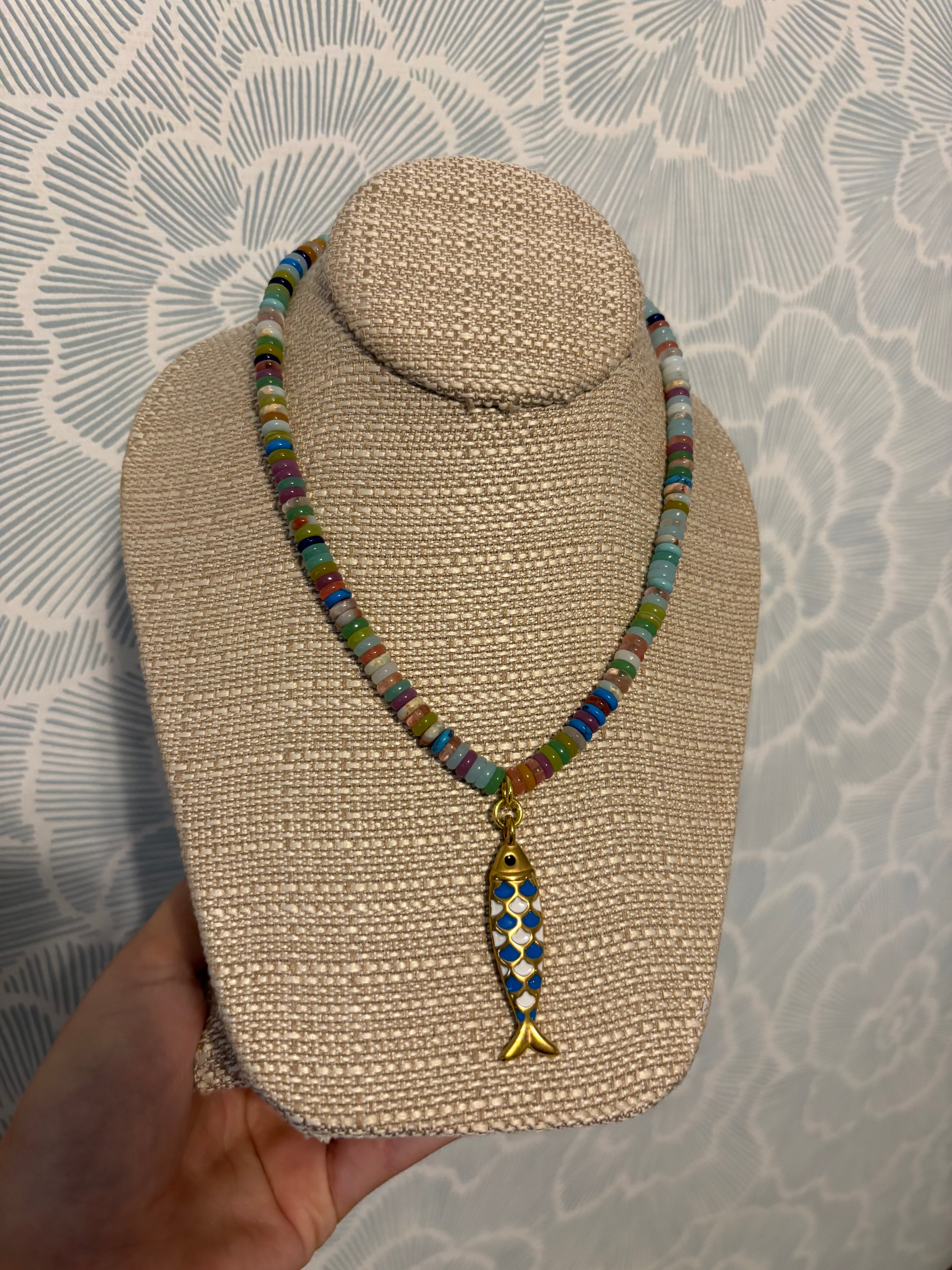 Rainbow Fish Necklace