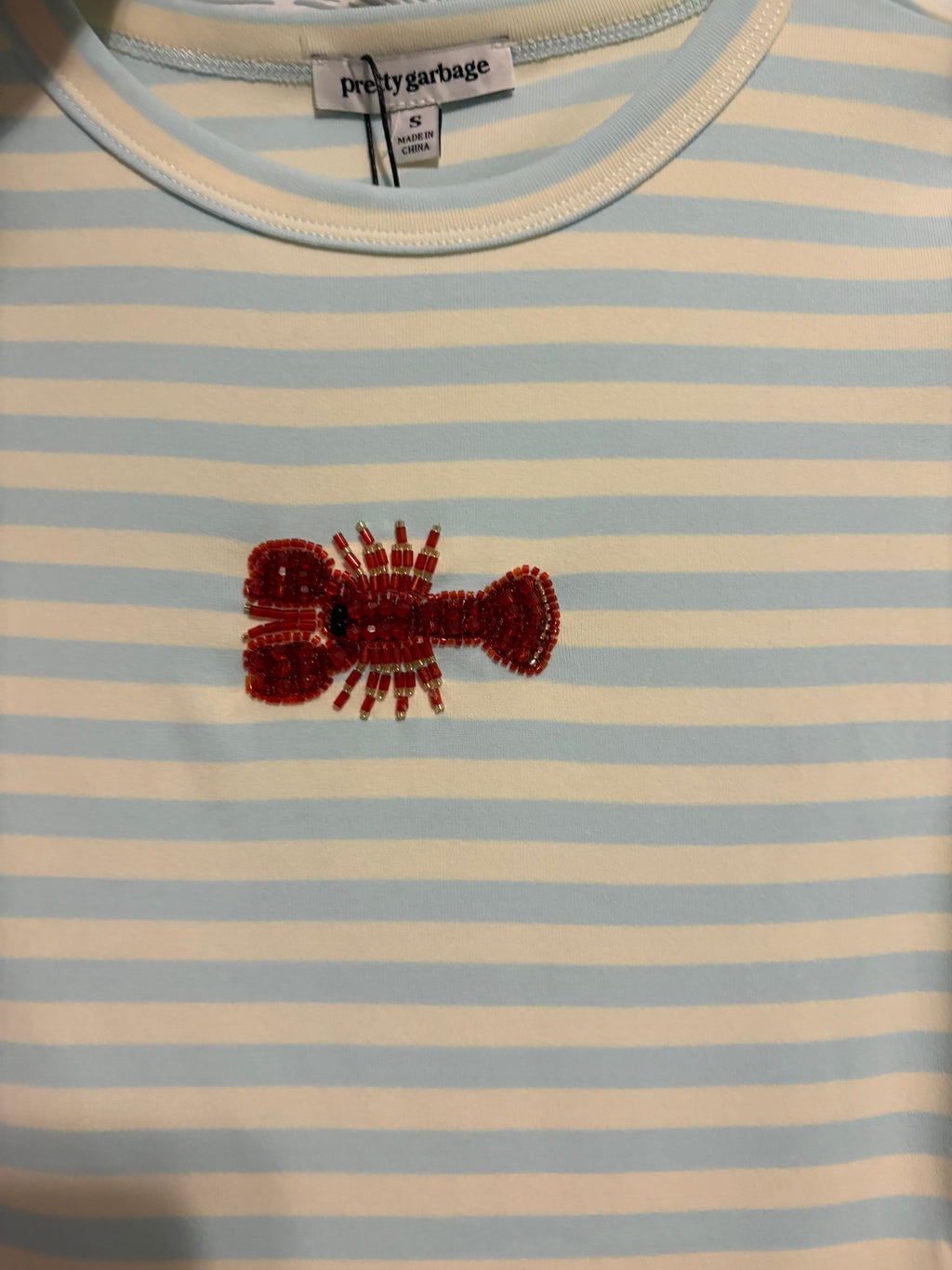 Lobster Beaded Tee
