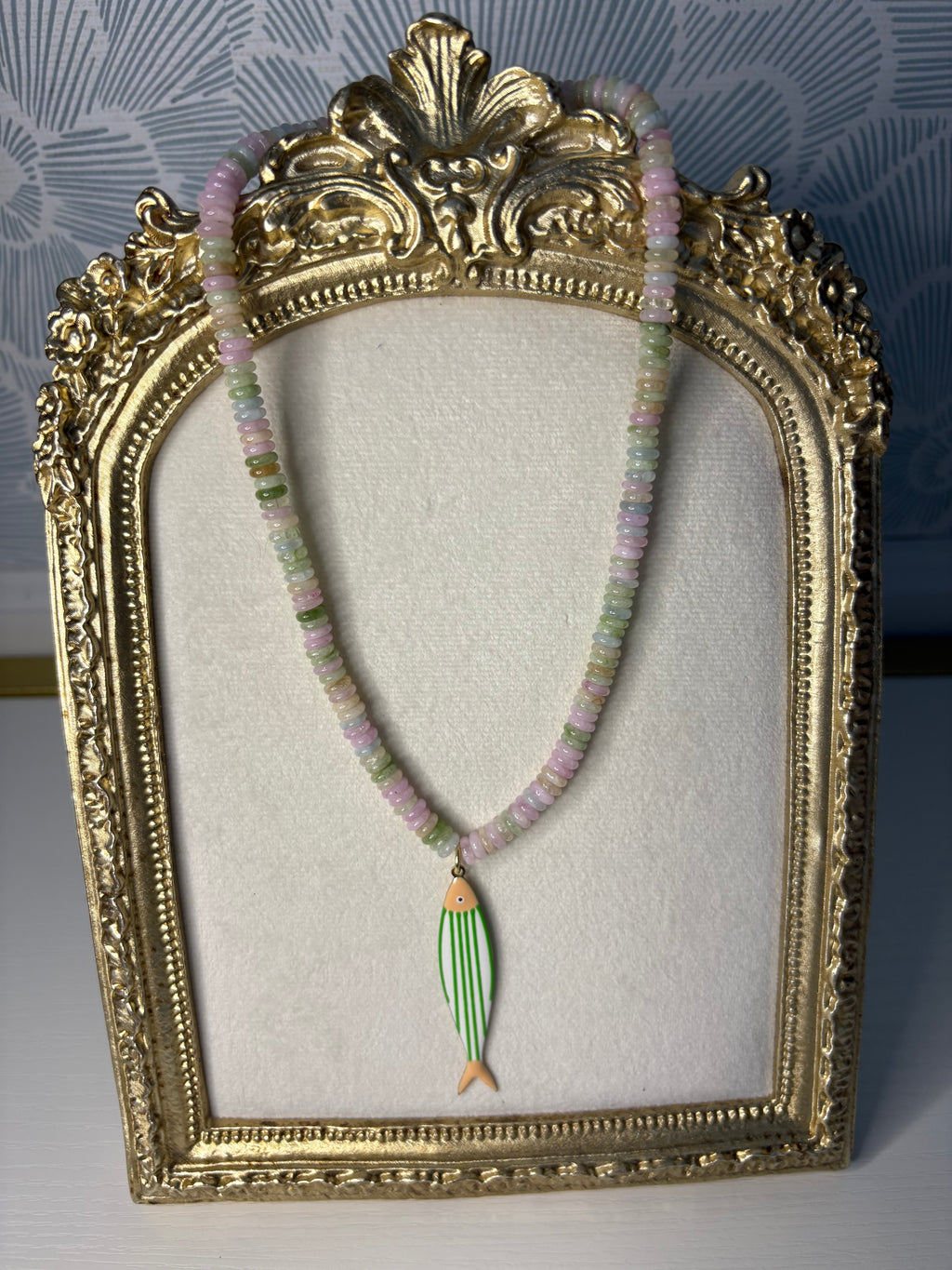 Cotton Candy Fish Necklace