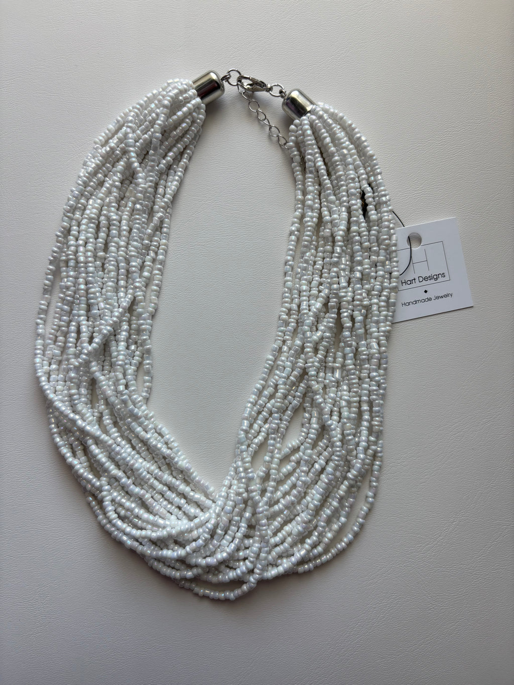White Strands Necklace