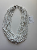 White Strands Necklace
