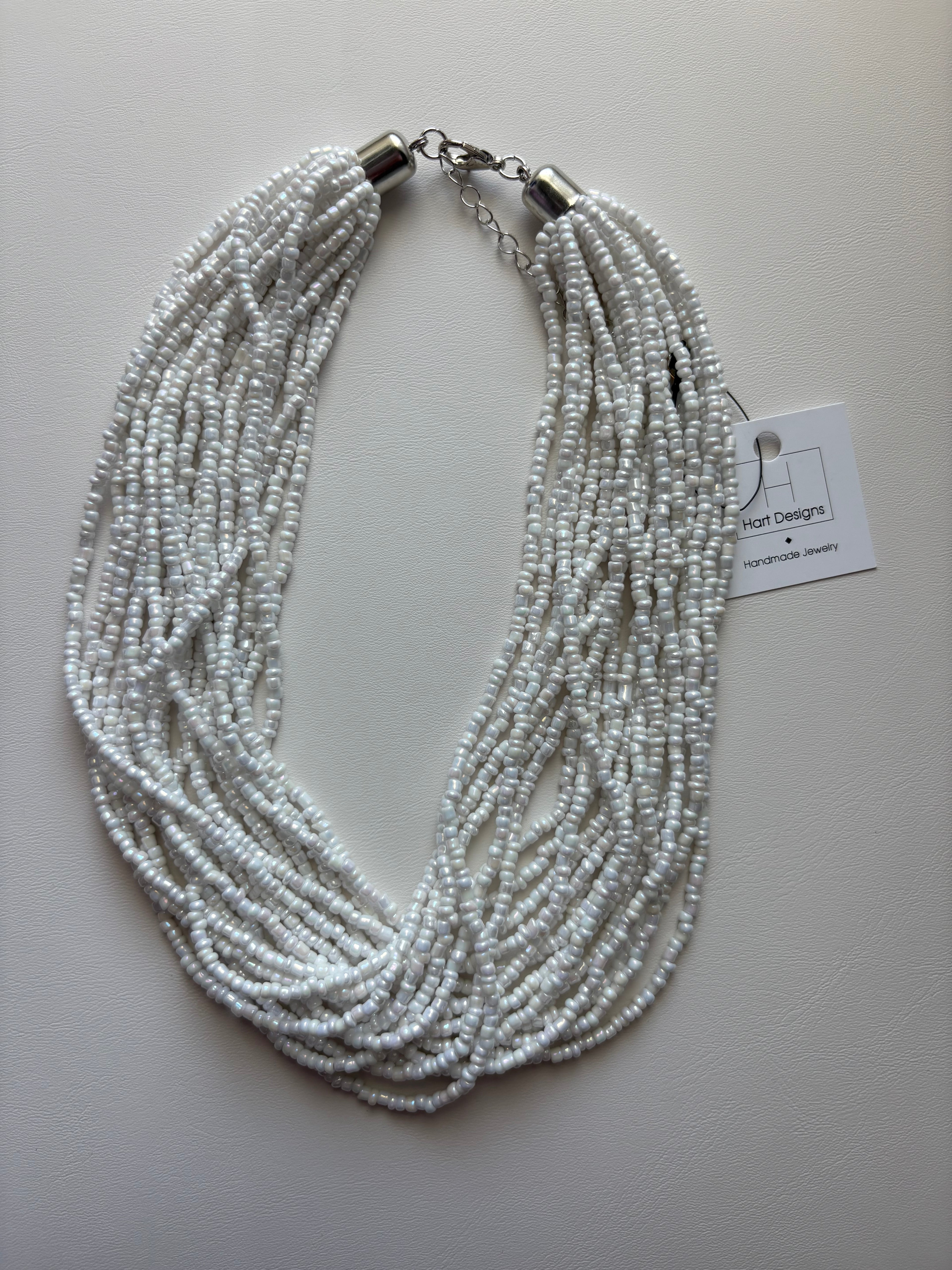 White Strands Necklace