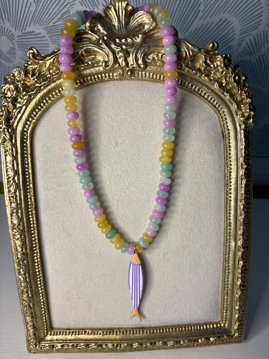 Cotton Candy Fish Necklace