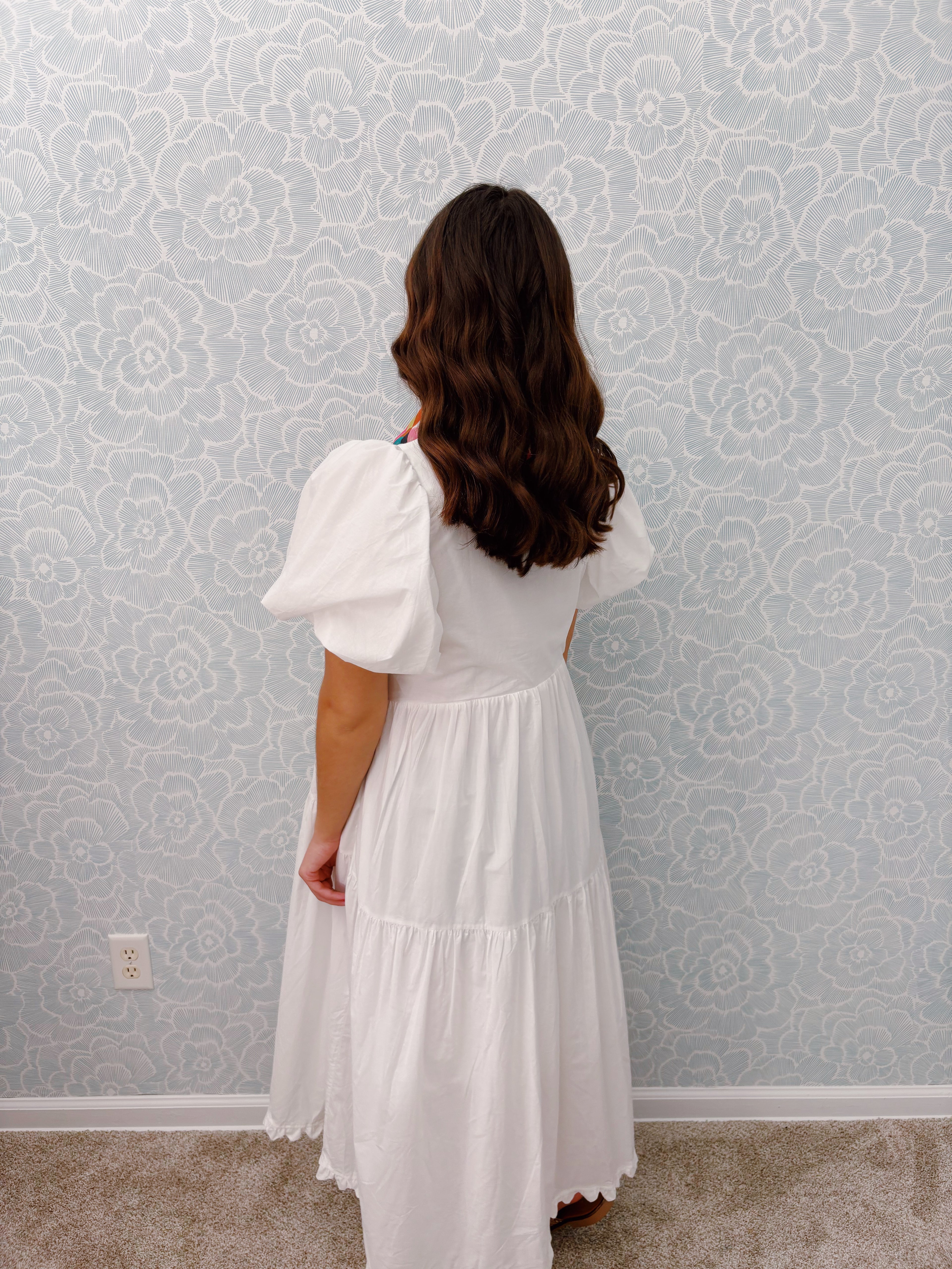 White Linen Dress