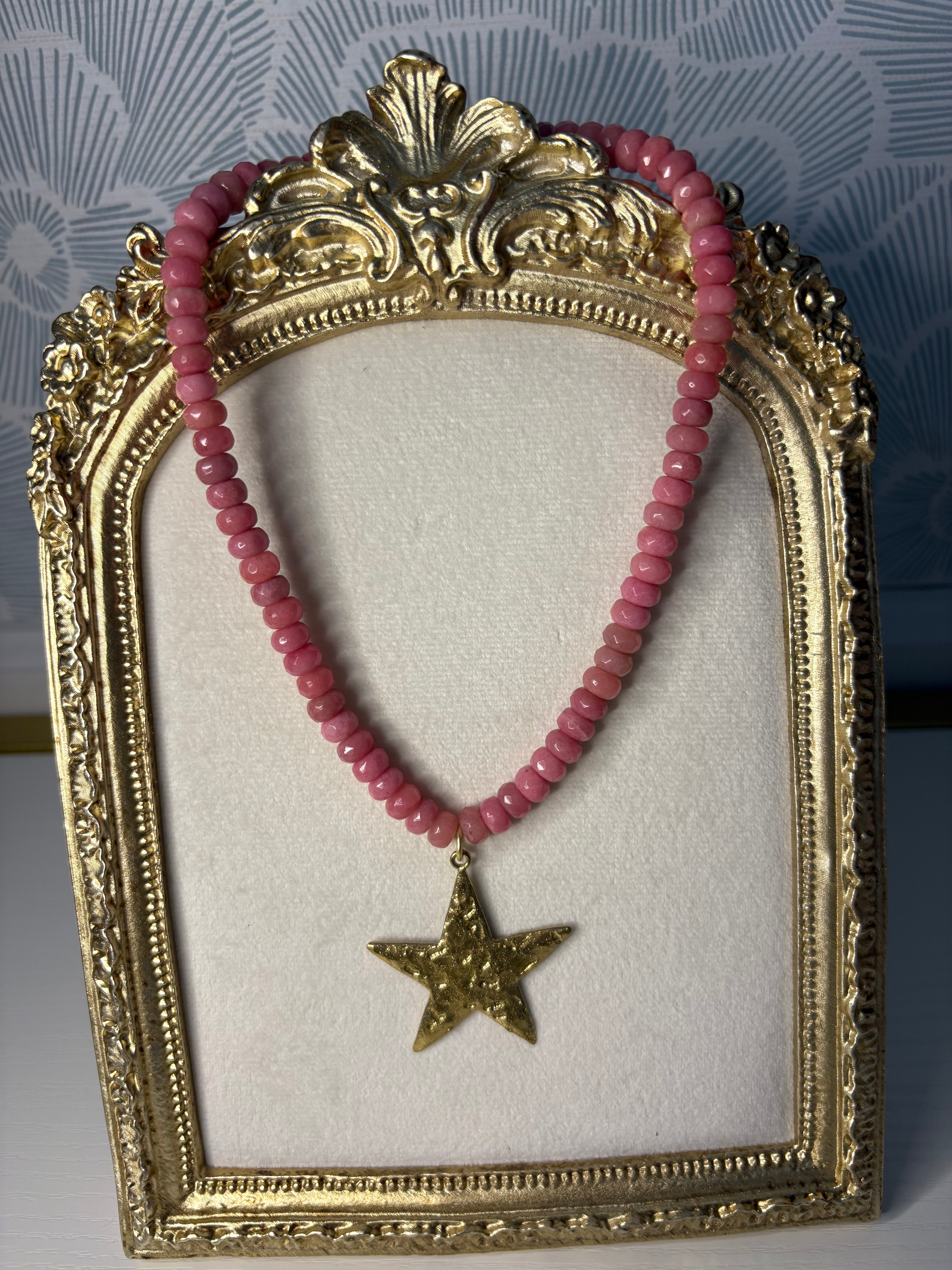 Pink Star Necklace