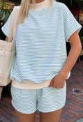 Striped Mock Set