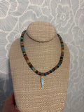 Multi Dots Fish Necklace