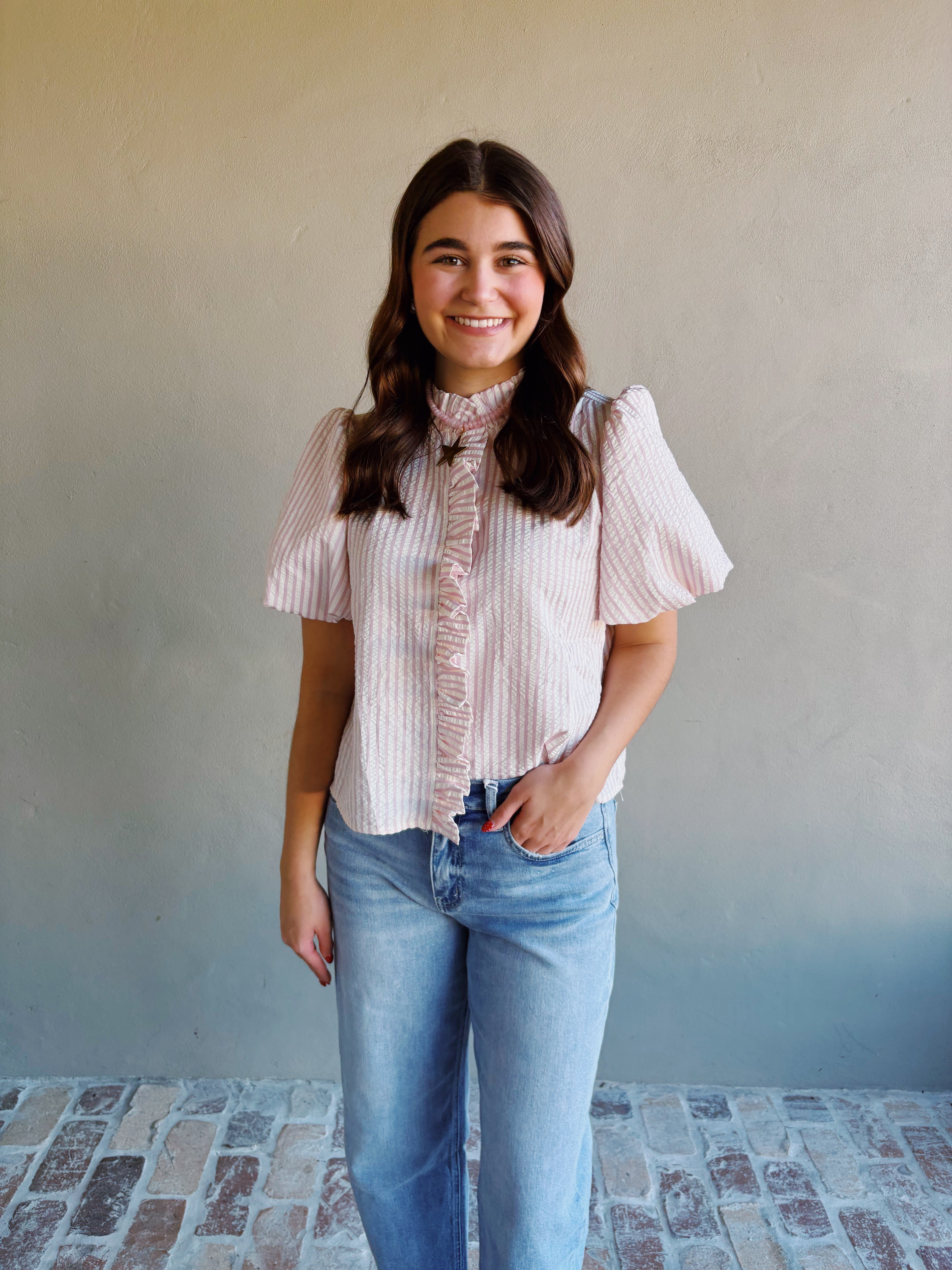 Pinstripe Top