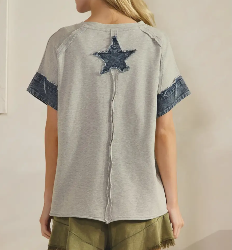 Blue Jean Star Top