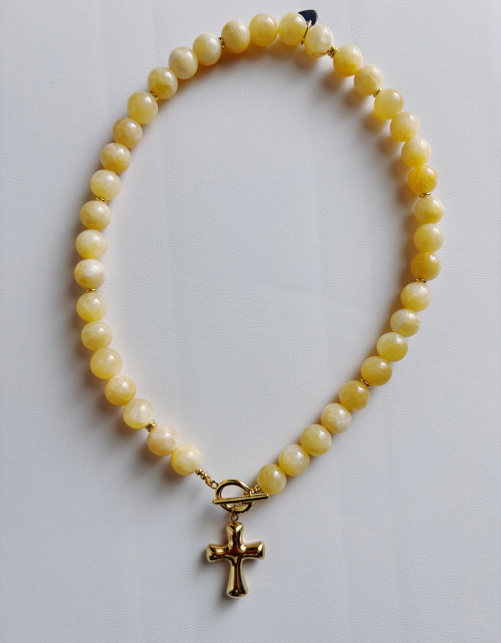 Heathered Cross Necklace