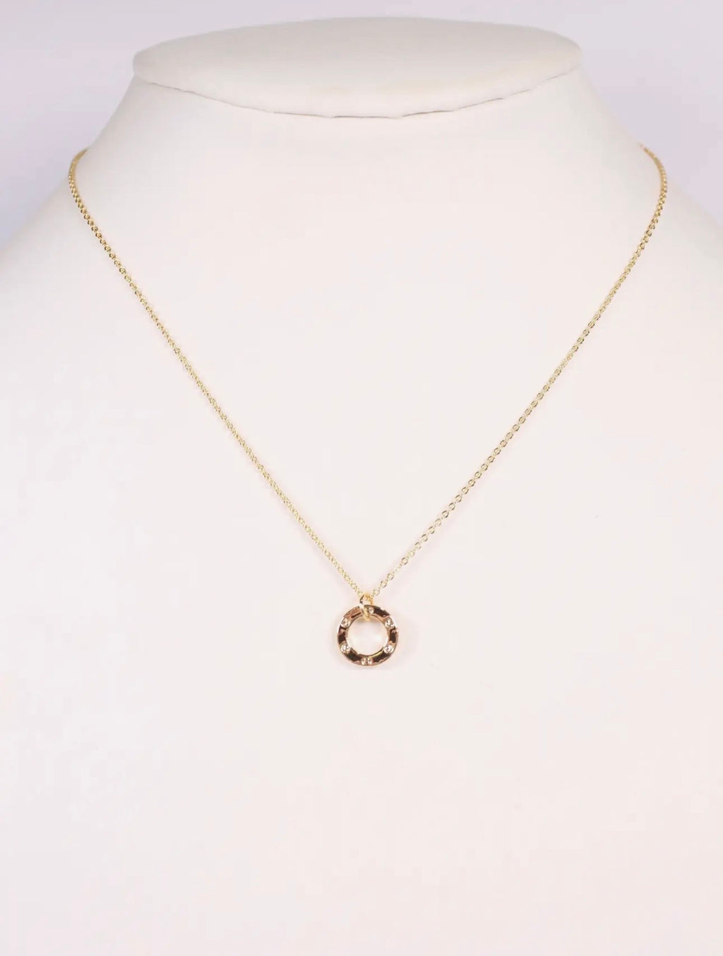 Gold Circle Necklace