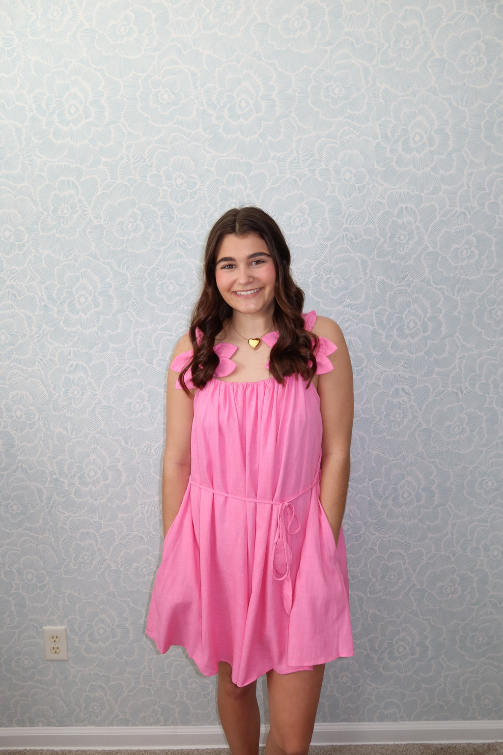 Pink Petal Mini Dress