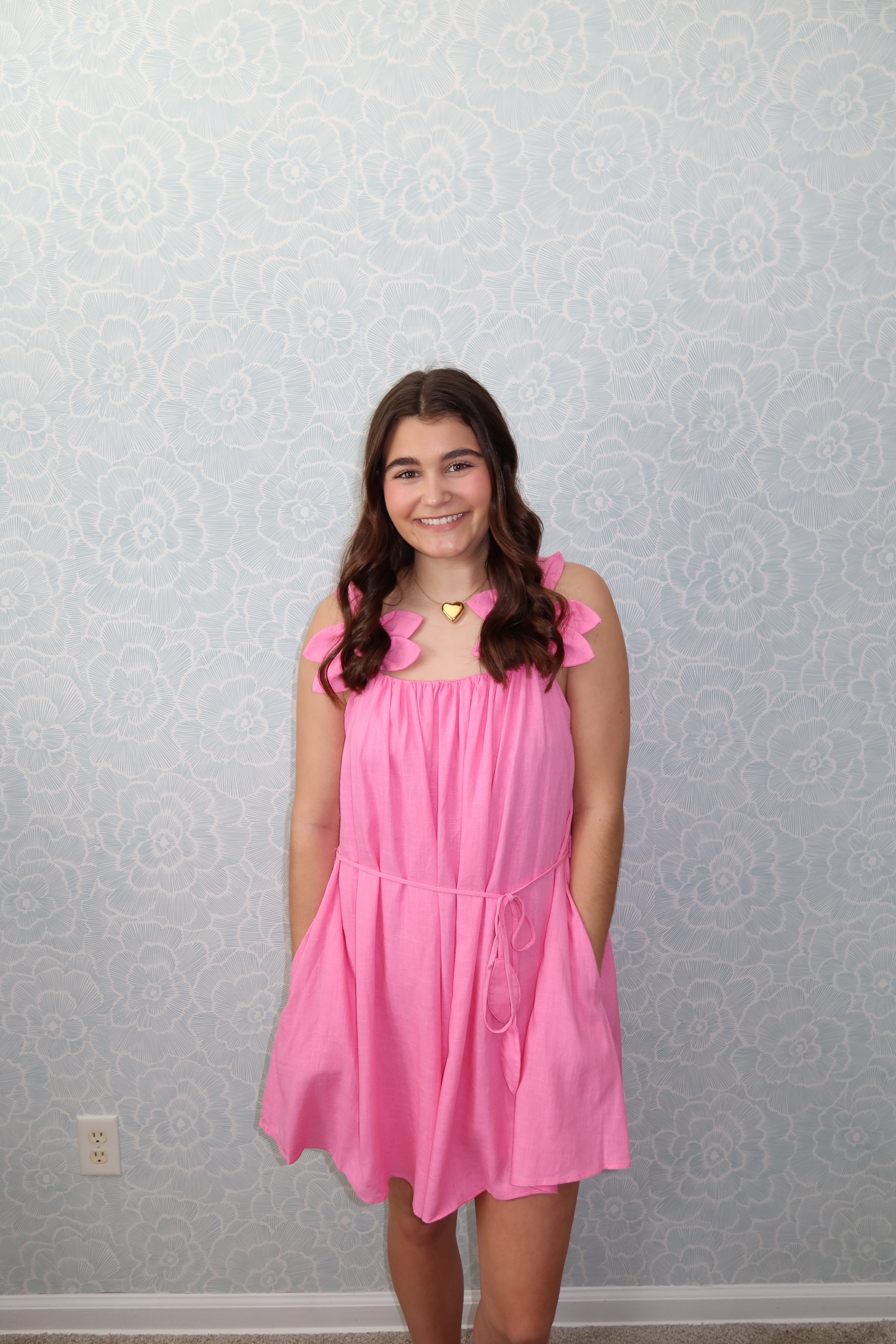 Pink Petal Mini Dress